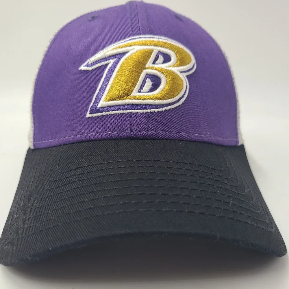 Baltimore Ravens Hat Snapback Trucker Mesh New Era 9Forty Purple Black White NFL